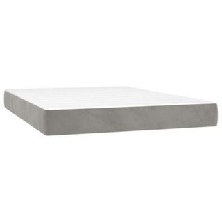 Matelas à ressorts ensachés 120 x 210 x 20 cm Gris clair vidaXL