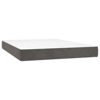 Matelas à ressorts ensachés 140 x 210 x 20 cm Gris foncé vidaXL