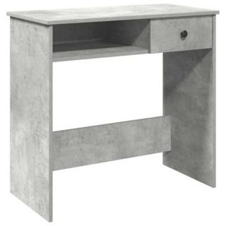Bureau Gris béton 80x40x75 cm Aggloméré vidaXL