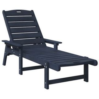 Transat Bleu marine HDPE vidaXL