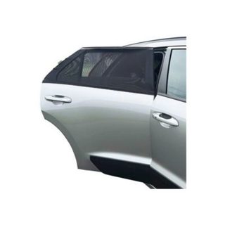 Pare soleil voiture Dreambaby lot de 2 en maille extensible noire pour bebe