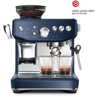 Machine expresso avec broyeur - SAGE - the Barista Express Impress SES876DBL4EEU1 - Bleu Prune