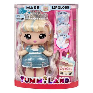 Yummiland Large Doll + Lipgloss Pet- Callie Birthday Cake