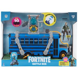 Fortnite Battle Deluxe Bus avec Ballon Gonflable avec lumières et Sons