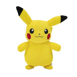 Pokemon Peluche Select Corduroy Velours Côtelé Jaune 20 Cm