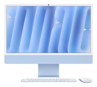 Apple iMac Apple M M4 59,7 cm (23.5") 4480 x 2520 pixels PC All-in-One 16 Go 256 Go SSD macOS Sequoia Wi-Fi 6E (802.11ax) Bleu