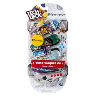 pack 4 finger skates tech deck (asst)