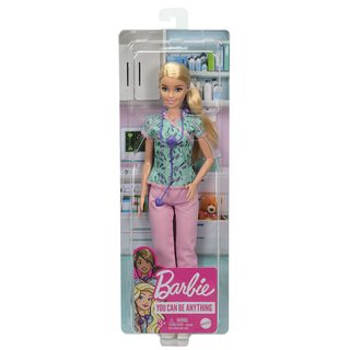 barbie - barbie infirmière - poupée mannequin - dès 3 ans