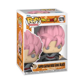 POP Animation: Dragon Ball Super - Super Saiyan Rose Goku Black avec sa faux translucide