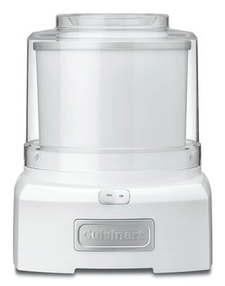 Cuisinart Cool Scoops Sorbetière traditionnelle 1,4 L Transparent, Blanc