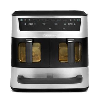 Cuisinart Tri Zone Double 13,6 L Autonome Friteuse d’air chaud Noir, Argent