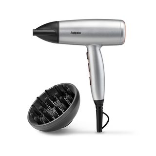 BaByliss - D580DE -  Sèche-cheveux Cosmos - Ultra compact et ultra léger. Concentrateur fin et diffuseur pour boucles