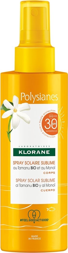 Spray solaire sublime SPF 30 au Tamanu et au Monoï 200ml