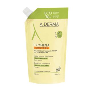 A-Derma Huile Lavante Emolliente Anti-démangeaisons Exomega Control 500ml