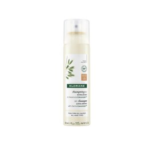 Klorane Shampoing sec teinté extra-doux - Cheveux châtains à bruns - à l'Avoine & Céramide 150ml