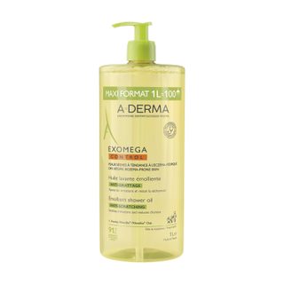 A-Derma Huile lavante émolliente anti-démangeaisons EXOMEGA CONTROL 1L