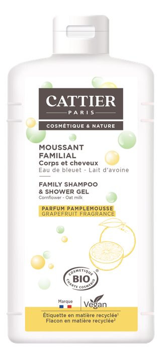 Cattier Moussant Familial au Lactoserum Bio - 500ml