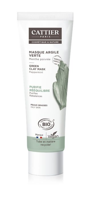 Cattier Masque argile verte Bio - 100ml