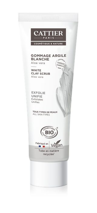Cattier Gommage Argile Blanche - 100ml Bio
