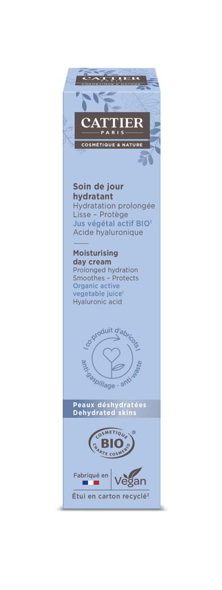 Cattier Soin de jour hydratant - Peaux déshydratées - 50ml Bio