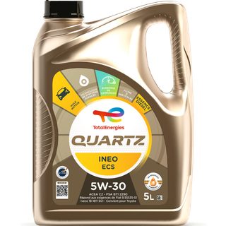 Totalenergies Quartz Ineo ECS 5W-30, Huile moteur essence et Diesel, 5 litres