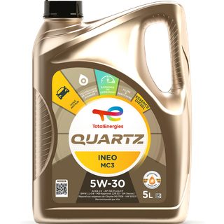 Totalenergies QUARTZ INEO MC3 5W-30, Huile moteur essence et Diesel, 5 litres