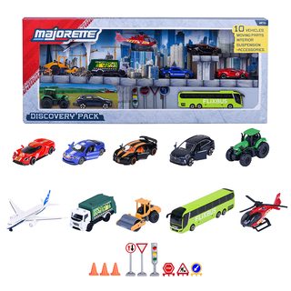 Majorette C de véhicules Discovery Pack 10 pièces métal 1/64