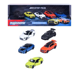 Majorette Voiture miniature Mercedes-AMG 1/64 Pack 5