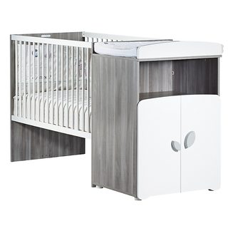 Baby Price Lit Combiné - 120x60cm - Evolutif En 90x190cm - Leaf - En Bois