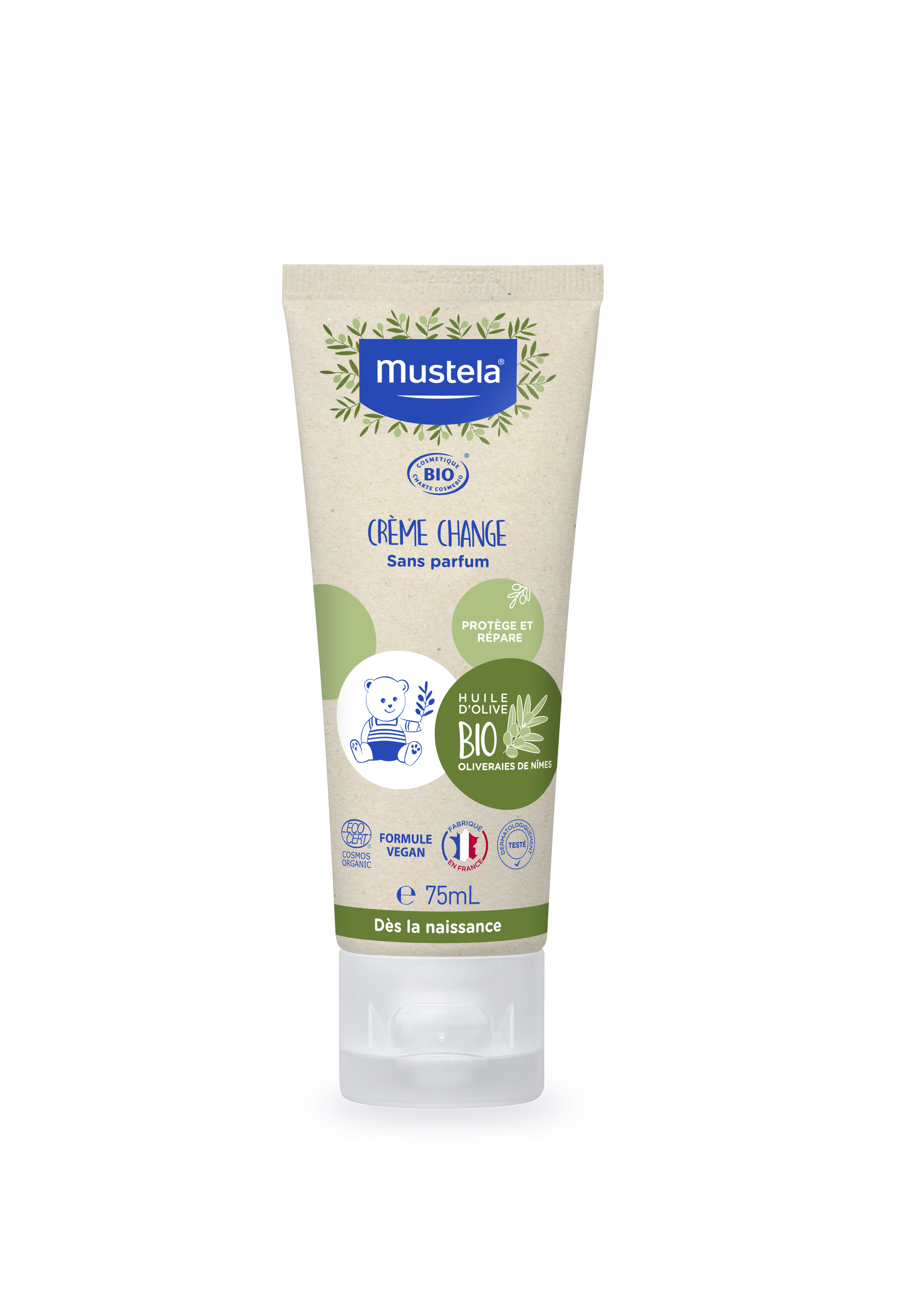 Mustela Crème Change Sans Parfum Bio 75ml