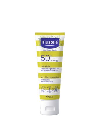 Mustela Lait Solaire Très Haute Protection SPF50+ Famille 40ml