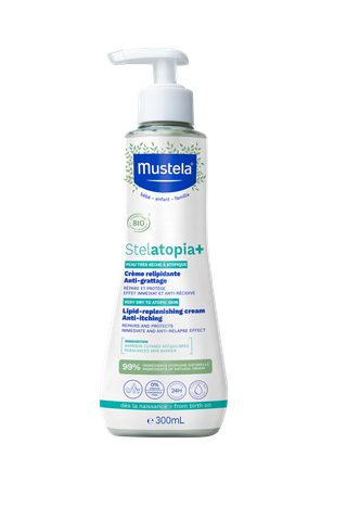 Mustela Stelatopia+ Crème Relipidante Anti-Grattage Bio 300ml