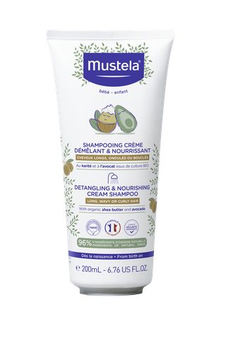 Mustela Detangling & Nourishing shampoing pour enfant pour des cheveux faciles à démêler 200 ml