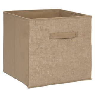 Boîte de rangement 31x31 cm Toile de jute