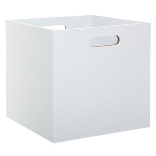 boite rangement 31x31 bois blanc