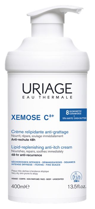 Uriage Xémose C8+ Crème relipidante anti-irritations 400ml
