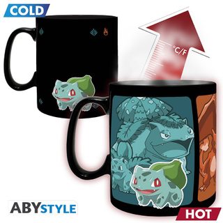 POKEMON Mug thermo-réactif Évolution Grand contenant