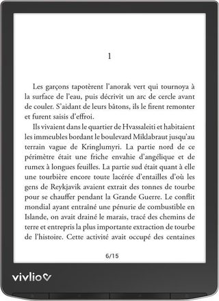 Liseuse ebook Vivlio Inkpad 4 - 7,8 pouces - Noire et grise
