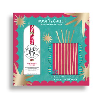 Roger & Gallet Coffret Eau parfumée bienfaisante Gingembre rouge 100ml et son diffuseur