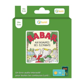 Babar au royaume des éléphants, livre audio interactif dès 3 ans pour Ma Fabrique à Histoires