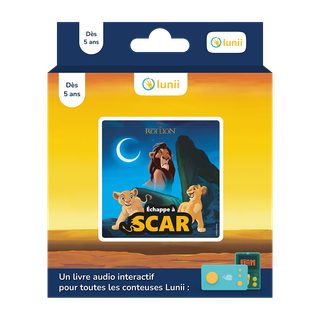 Défi vilain : échappe à Scar ! Livre audio interactif dès 5 ans pour Ma Fabrique à Histoires