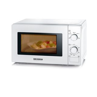 Micro-ondes solo SEVERIN, 20 L, blanc, 700 W, 5 niveaux de puissance MW7770