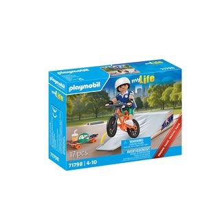 Playmobil 71798 Snowboarder avec rampe de glisse
