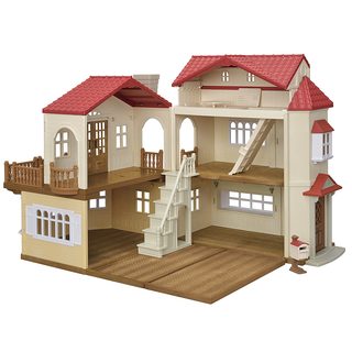 La grande maison éclairée et sa pièce secrète