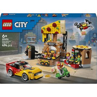 LEGO® City - La Pizzeria et ses Véhicules de Livraison - 60496