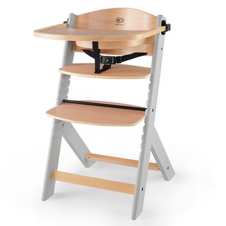 KinderKraft Chaise Haute Évolutive Enock - Grey Wood