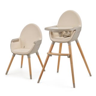 Kinderkraft Chaise haute 2en1 FINI 2 (beige)