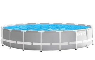 Intex Kit Piscine Prism Frame 26732NP ronde tubulaire- 5m49 x 1m22