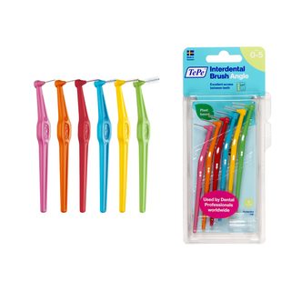 TePe Brossettes Interdentaires Angle assortiment toutes tailles (rose-vert)
