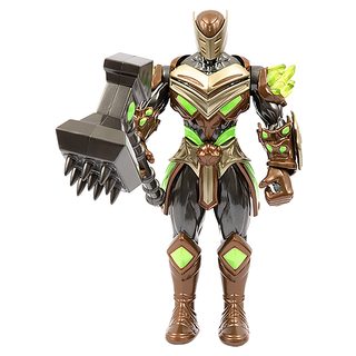 Gormiti - Figurine articulée de 27 cm Gormiti avec arme - Terre